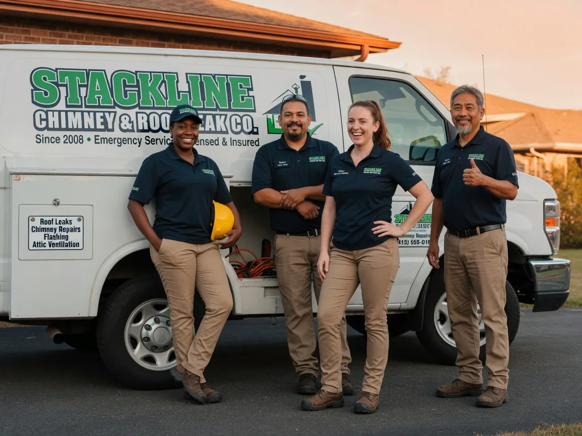Chimney flashing repair company in Asbury, IA